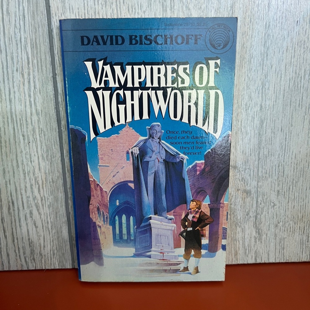 Vampires of Nightworld David Bischoff 1981 First Edition Del Rey Paperback Book
